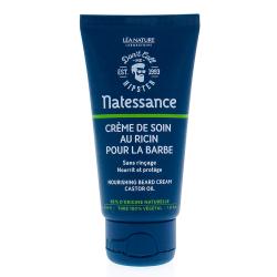 NATESSANCE Crème de soin au ricin pour la barbe 50 ml