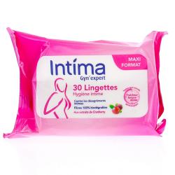 INTIMA Gyn'expert lingettes intime x 60 un packet de 30
