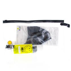 SMILEY Originals Trousse enfant avec masque tissu et gel hydroalcoolique smiley noir