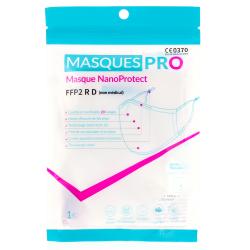 MASQUE NANOPROTECT ffp2 R D (non médical) blanc