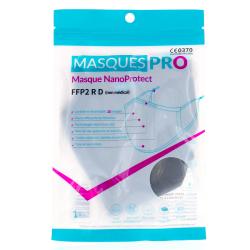 MASQUE NANOPROTECT ffp2 R D (non médical) gris