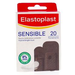 ELASTOPLAST Pansements peaux sensibles peaux noires x20