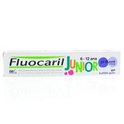 FLUOCARIL Gel dentifrice junior 6-12 ans bubble gum 1 unité
