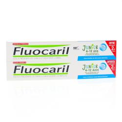 FLUOCARIL Gel dentifrice junior 6-12 ans bubble gum lot de 2