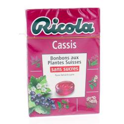RICOLA Bonbons aux plantes suisse goût Cassis 50 g
