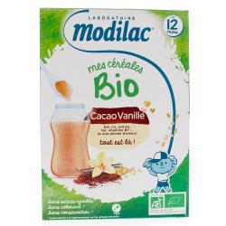 MODILAC Mes céréales bio cacao vanille dès 12 mois