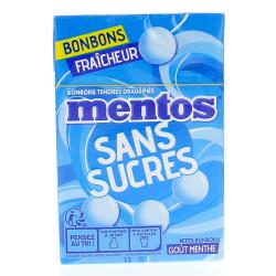 MENTOS goût Menthe sans sucres 45 pièces