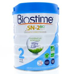 BIOSTIME Lait SN-2 Bio plus 2ème âge 800g