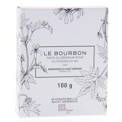 MADEMOISELLE SAINT GERMAIN Le Bourbon Savon au géranium rosat du potager du Roi 100g