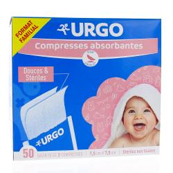 URGO Compresses absorbantes stériles x50