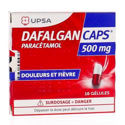 DAFALGAN CAPS 500mg 16 gélules