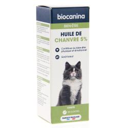 BIOCANINA Huile de chanvre 5% pour chat 15ml