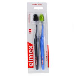 ELMEX Brosse à dents ultra soft lot de 2