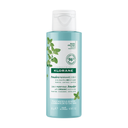 KLORANE Menthe Aquatique et Argile Poudre purifiante visage 3 en 1 Bio 50g