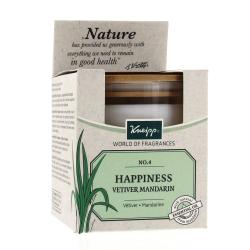KNEIPP Be Happy - Bougie Vétier mandarine 145g