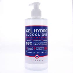 CORANIA gel hydro-alcoolique responsable flacon 500ml