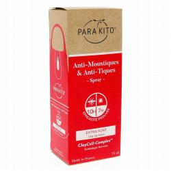 PARA'KITO Anti-Moustiques et Anti-Tiques Extra fort spray 75ml