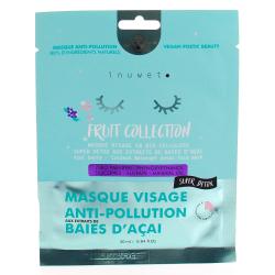 INUWET Masque visage anti-pollution baies d'açai