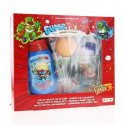 SUPER THINGS Coffret enfant eau de toilette et bain moussant shampooing