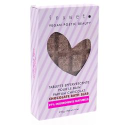INUWET Tablette effervescente pour le bain parfum chocolat 210g