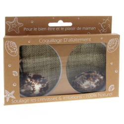 IRREVERSIBLE Coquillage d'allaitement mammaire x2 taille S (5cm x 2cm)