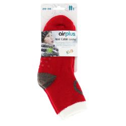 AIRPLUS Aloe Cabin Socks Chaussettes Femme/Enfant X1 paire rouge motif singe