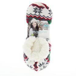 AIRPLUS Aloe Cabin footies Chaussons X1 paire motif houx