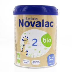 NOVALAC Lait 2ème Age bio 6-12 mois 800g