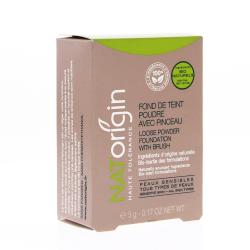 NATORIGIN Fond de teint poudre bio avec pinceau n°13 beige