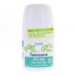 NATESSANCE Déodorant 24h Aloé vera bio 50ml