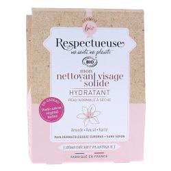 RESPECTUEUSE Nettoyant visage solide hydratant bio 35g
