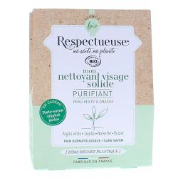 RESPECTUEUSE Nettoyant visage solide purifiant bio 35g