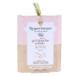 RESPECTUEUSE Gel douche solide nutritif bio 75g