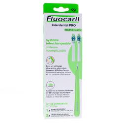 FLUOCARIL Interdental Pro - Brosse à dents système interchangeable Souple