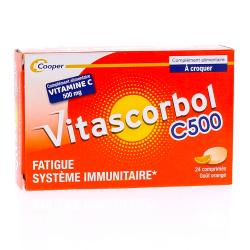 VITASCORBOL C500 24 comprimées à croquer