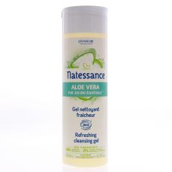 NATESSANCE Gel nettoyant fraîcheur Aloe vera bio 200ml