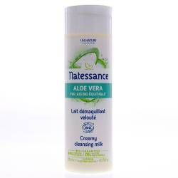 NATESSANCE Lait démaquillant velouté Aloé Vera bio 200ml