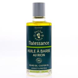 NATESSANCE Huile à barbe au ricin bio 100ml