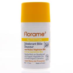 FLORAME Nutrition - Déodorant Bille Douceur à la Cameline Bio 50ml