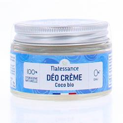 NATESSANCE Déodorant crème coco bio 50g