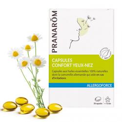 PRANAROM Allergoforce - Capsules confort yeux nez 30 capsules