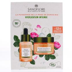 SANOFLORE Rosa fresca - Coffret hydratation intense bio